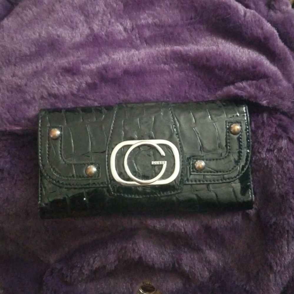 Black leather Guess Wallet